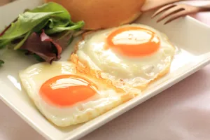 Butter Double Egg Half Fry