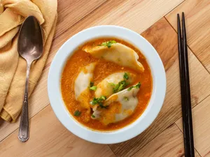 Chatpte Creamy Cheese & Corn Atta Momos