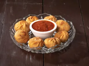Kurkure Masala Paneer Momos - Full
