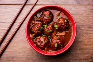 Garlic Chicken Manchurian - full