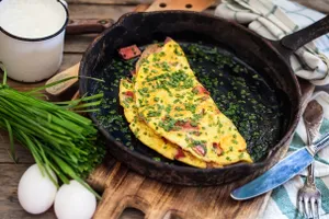 Plain Double Egg Bread Omelette
