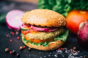 Spicy Veg Grilled Burger