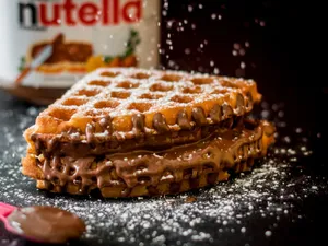 Mini Waffle Naked Nutella