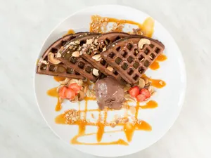 Royal Rose Cashew Nut Waffles
