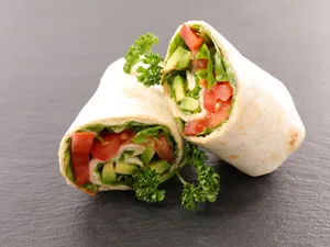 Single Egg Sweet Corn Paneer Roll