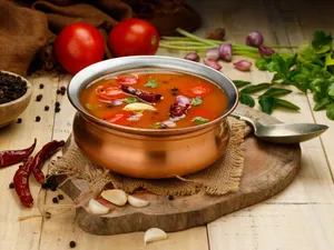 Rasam Rice Papad