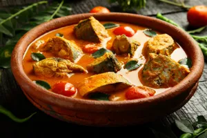 Singhara Fish Curry Thali - Full
