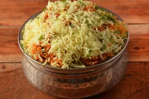 Veg Biryani (half) + Chaap