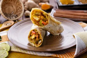 Classic Aloo Tikki Wrap 2