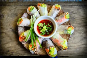 Afgani Soya Chaap Single Egg Roll