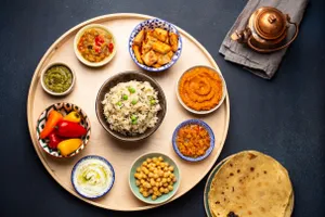 Veg Thali - Tandoori Roti