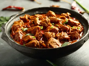 Mutton Curry + Rice