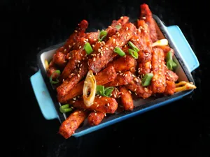 Honey Chilli Potato