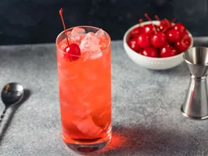 Peach Ice Tea Mocktail