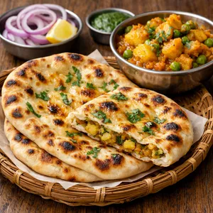 Veg Thali - Aloo Naan