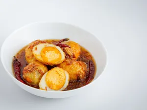 Butter Fried Boiled Egg
