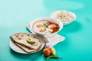 Non-veg Thali - Anda Curry