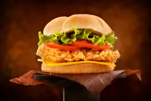 Classic Chicken Cheese Burger