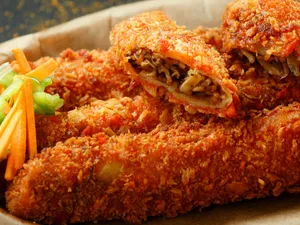 Kurkure Pizza Cheese Momos