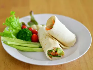 (Veg) Lebanese falafel Doner Roll