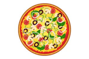 Mushroom + Corn + Paneer + Onion + Cheese Pizza