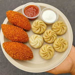 Kurkure Paneer Momos