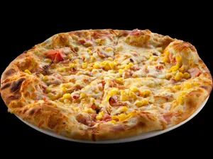 Capsicum and Sweetcorn Pizza